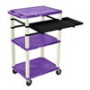 Luxor 42 Tuffy Presentation Station With Pullout Shelves and Electric LUX WTPSLP42PE