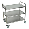 Luxor ST Series 3-Shelf Utility Cart LUX ST-3