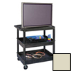 Luxor Three-Shelf Tub Cart LUX TC211-P
