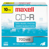 CD-R Recordable Discs (10 Discs per Pack, Branded Surface)