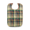 Medline - Bib, Adult, Impervious, Snap, Tartan, 21x33