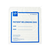 Medline - Bag, Patient Belonging, Drawstring, White, Print