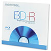 Memorex� Blu-Ray� BD-R Recordable Disc (Global Product Type : CDs/DVDs-BD-R, Disk Type : Blu-Ray (BD-R), Recordable Format : Write Once format-may not be altered once data is written to the disc.)