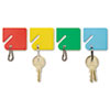 Slotted Rack Key Tags (Assorted Color Tags)