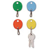 Snap-Hook Key Tags (Assorted Color Tags)