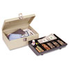 Heavy-Duty Steel Cash Box with Locking Latch