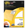 Post-it� Super Sticky Removable ID Labels (Global Product Type : Labels-ID, Label Size - text : 3 1/3 x 4, Machine Compatibility : Inkjet Printers, Laser Printers)