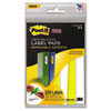 3M Post-it&reg; Super Sticky Removable Label Pads MMM 2900WY