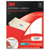 3M Permanent Adhesive White Mailing Labels (Global Product Type : Labels-Address, Label Size - text : 1 x 2 5/8, Machine Compatibility : Laser Printers)