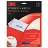 3M Permanent Adhesive Clear Mailing Labels (Global Product Type : Labels-Address, Label Size - text : 1 1/3 x 4, Label Color(s) : Clear)