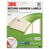 3M Permanent Adhesive White Recycled Mailing Labels (Global Product Type : Labels-Address, Label Size - text : 2/3 x 1 3/4, Label Color(s) : White)