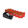 C60 Tape Dispenser Plus 12 Rolls of Scotch� Transparent Glossy Tape