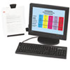 Document Holder for Flat Panel Monitors (Clear/Black)