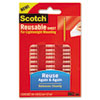 Scotch� Reusable Mounting Tabs (Global Product Type : Mounting Tape, Holds : Up to 1 lb., Permanent/Removable/Repositionable : Removable, Repositionable)