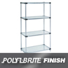 Steel Shelving Starter Unit (Width : 18 in, Length : 36 in, Height : 63 in)
