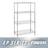 Wire Shelving Starter Unit (Width : 18 in, Length : 24 in, Height : 63 in)