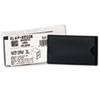 Colored Magnetic Label Holders for File Cabinets, Bookcases (Black)