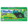 Hefty� Renew Recycled Kitchen & Low Density Trash Bags (Capacity : 33 Gallon Capacity, Thickness : 1.100 mil, Quantity : 20 Bags per Box)