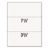 Perforated Laser/Copier Paper (3-2/3 and 7-1/3 Perforations from Bottom)