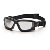 eye+protection: Pyramex Safety Products - I-Force™ Eyewear Clear Anti-Fog Lens with Black Temples/Strap