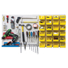 Q-Peg Wall System Peg Board (Color : White, Quantity : 4 per Case, Size : 24 x 48 x 1/4 )