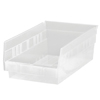 Clear Economy Shelf Bins (Color : Clear, Quantity : 36 per Case, Size : 11-5/8 x 4-1/8 x 4 )