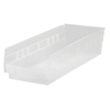Clear Economy Shelf Bins (Color : Clear, Quantity : 10 per Case, Size : 17-7/8 x 8-3/8 x 4 )