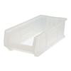 Clear 24 Inch Hulk Containers (Color : Clear, Quantity : 4 per Case, Size : 23-7/8 x 11 x 7 )