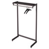 Single-Sided One-Shelf Garment Rack