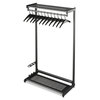 Single-Sided Two-Shelf Garment Rack