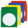 Colored CD/DVD Paper Sleeves (Assorted Colors, 50 Sleeves per Box, Colored Paper Sleeves)
