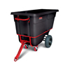 Towable Trainable Tilt Truck, Heavy-Duty (Color : Black, Dimensions : 72.25 L x 33.5 W x 43.75 H, Capacity : 2,100 lb. Capacity)