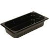Hot Food Pans - Half Size (Color : Black, Capacity : 4 Quart Capacity, Quantity : 6 per Case)