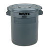 Rubbermaid Commercial Brute&reg; Round Containers and Lids RCP2609 GRA