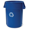 Rubbermaid Commercial Brute&reg; Round Recycling Containers RCP2620-73BLU