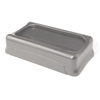 Swing Lids for Slim Jim� Waste Containers (Color : Gray, Size : 20.6 W x 11.6 D x 5 H, Quantity : 1 Each)