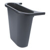 Rubbermaid Commercial Wastebasket Recycling Side Bin in Black RCP2950-73BLA