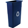 Rubbermaid Commercial Slim Jim&reg; Station Recycling Container RCP3540-75BLU