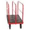 Sheet & Panel Trucks (Color : Black, Capacity : 2,000 lb. Capacity, Size : 24 W x 51 L x 40 H)
