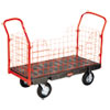 Side Panel Platform Truck (Color : Black, Capacity : 1,200 lbs. Capacity, Size : 24 W x 55.75 L x 41 H)