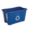18 Gallon Recycling Box (18 Gallon Capacity, 1 Each, Blue)