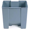 Rigid Liners for Fire-Safe Plastic Step-On Receptacles (Color : Gray, Size : 14.375 L x 11.75 W x 13.25 H)