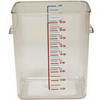 Square Space-Saving Container (Size : 11.3 L x 10.5 W x 14.4 H, Capacity : 22 Quart Capacity, Quantity : 1 Each)