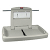 Horizontal Baby Changing Station (Size : 33.25 L x 21.5 W x 4 H, Color : Light Platinum, Quantity : 1 Each)