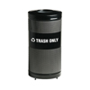 Classics Open Top Receptacles (Color : Black, Capacity : 25 Gallon Capacity, Size : 18 Dia. x 35-1/2 H)