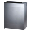 Silhouette Rectangular Open Top Receptacle (Color : Silver Metallic, Capacity : 40 Gallon Capacity, Size : 24 W x 12-1/2 D x 30 H)