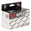 KeyWipes� Keyboard & Hand Cleaners (18 Wipes per Box)