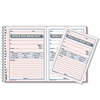 Desk Saver Line™ “While You Were Out” Wirebound Message Book, 2 Forms per Page (100 Sets per Book, 5-1/2 x 4 Form)