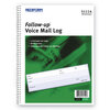 Follow-Up� Voice Mail Wirebound Log Book (500 Messages per Book, 10-5/8 x 8 Book)