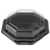 Plastic Hinged Lid Carryout Containers (Size : Ultra Pac 16-oz. Octagon Clamshell)